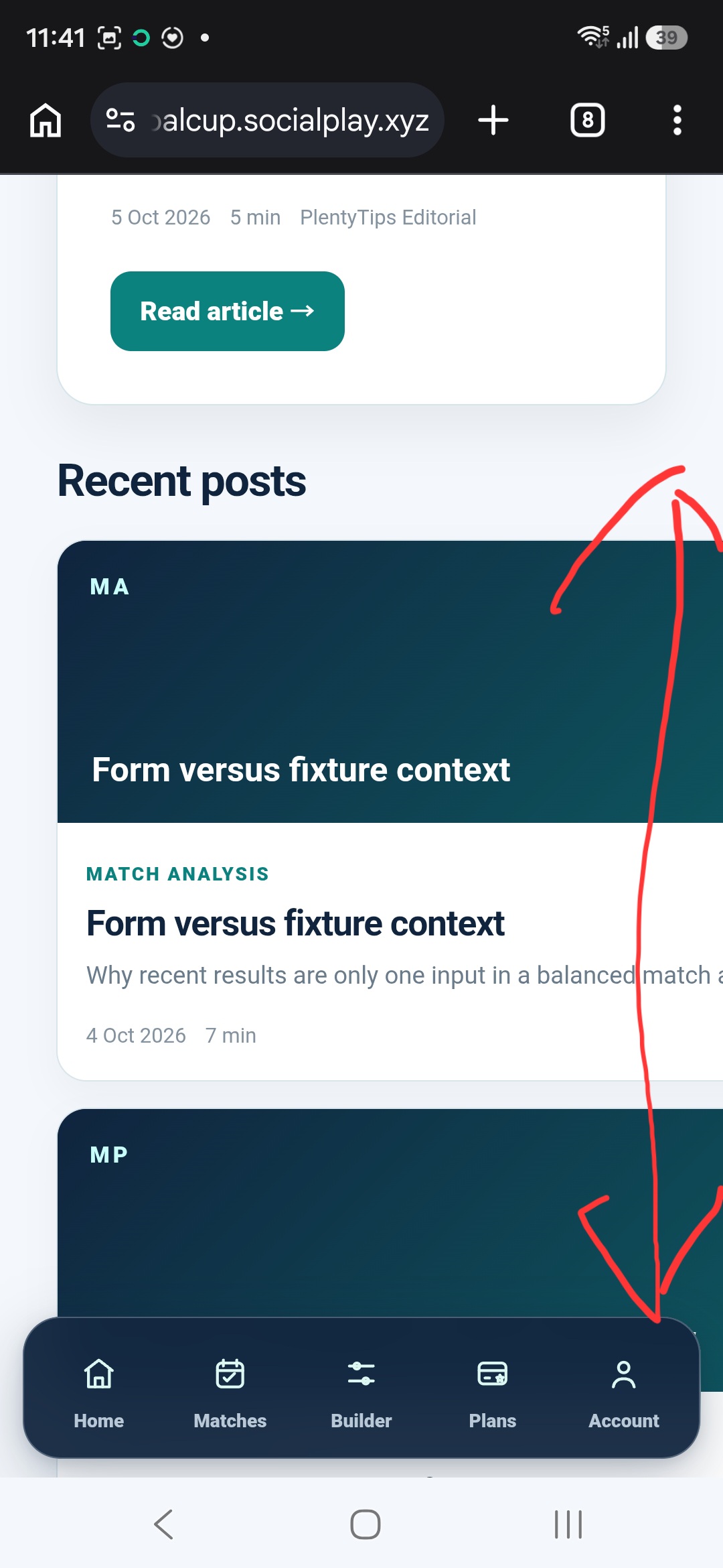 PlentyTips football data image